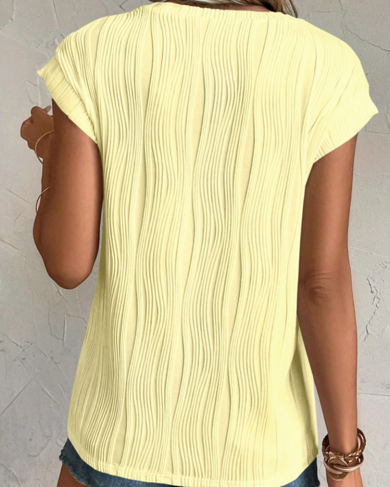 Brooke Women’s Batwing Sleeve Top – Casual Crew Neck Knit Blouse with Relaxed Fit