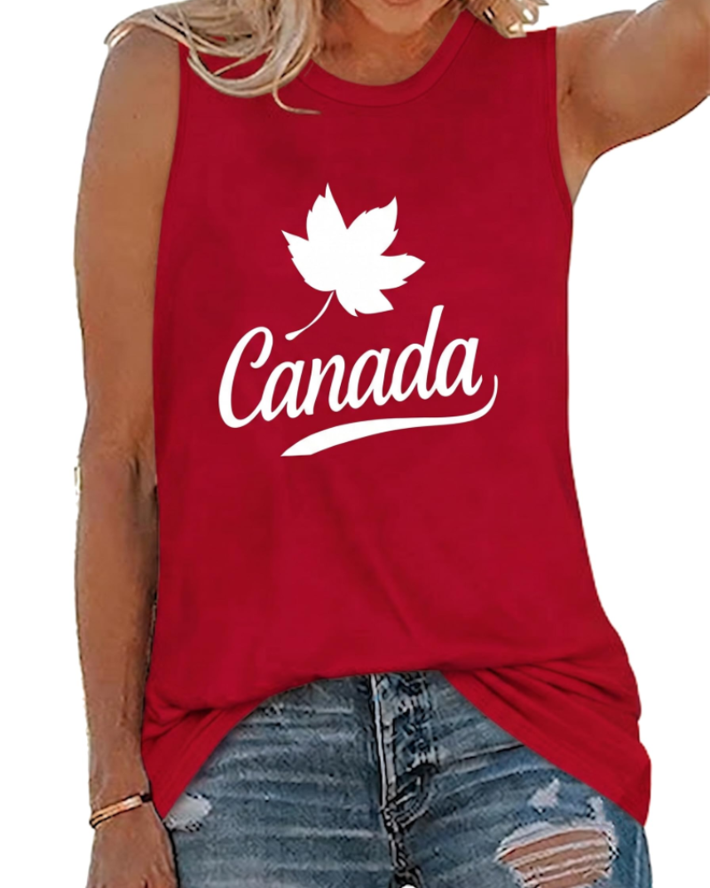 Savannah Women’s Graphic Tank Top – Sleeveless Cotton Blend Summer Tee