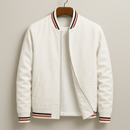Bob Men’s Varsity Bomber Jacket – Lightweight Casual Zip-Up Jacket for Spring & Fall