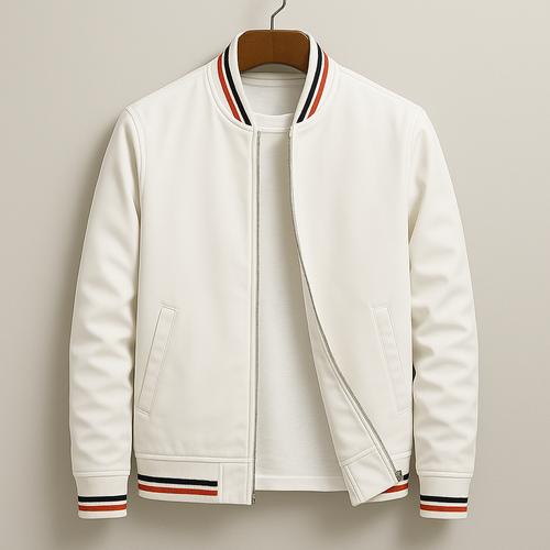 Bob Men’s Varsity Bomber Jacket – Lightweight Casual Zip-Up Jacket for Spring & Fall