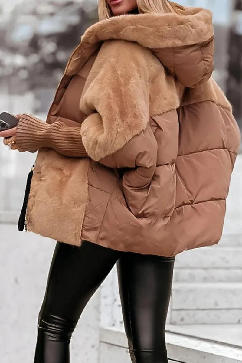Amara Women's Winter Jacket – Multicolor Insulated Outdoor Coat