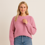 Sofie Women’s Cashmere Sweater – Premium Soft Knit Jumper for Autumn & Winter