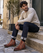 Daniel Men's Ankle Boots – Side Zip Modern Dress Boots for Everyday Wear