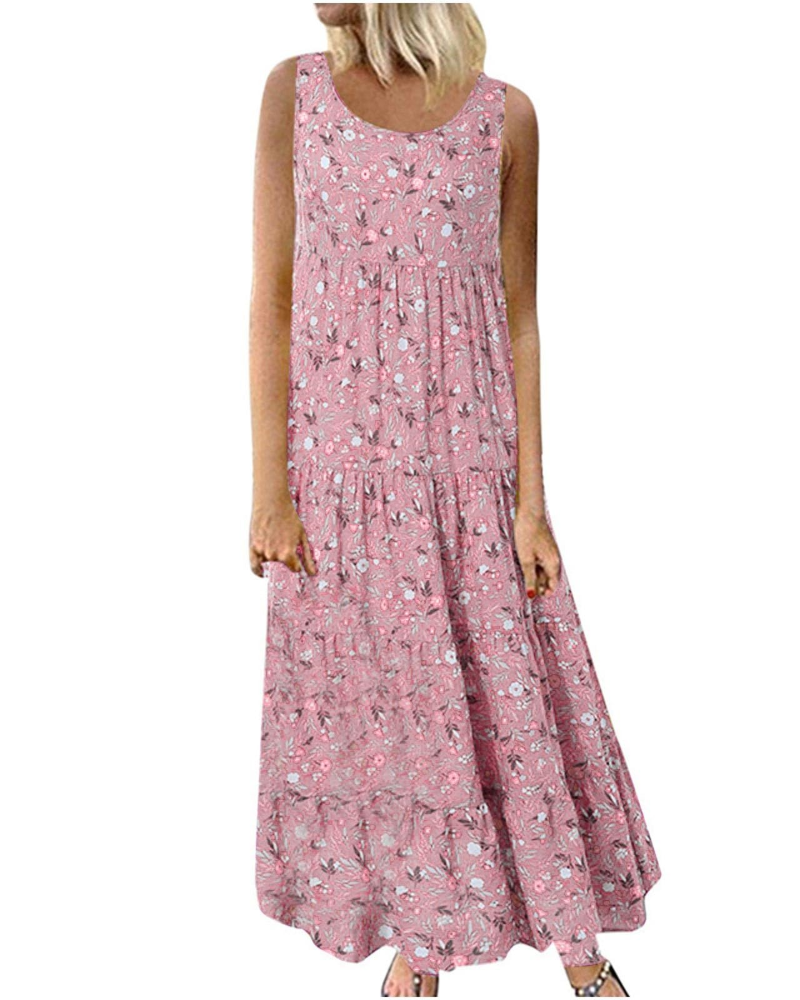 Genevieve Women’s Summer Sundress – Lightweight A-Line Beach Party Dress