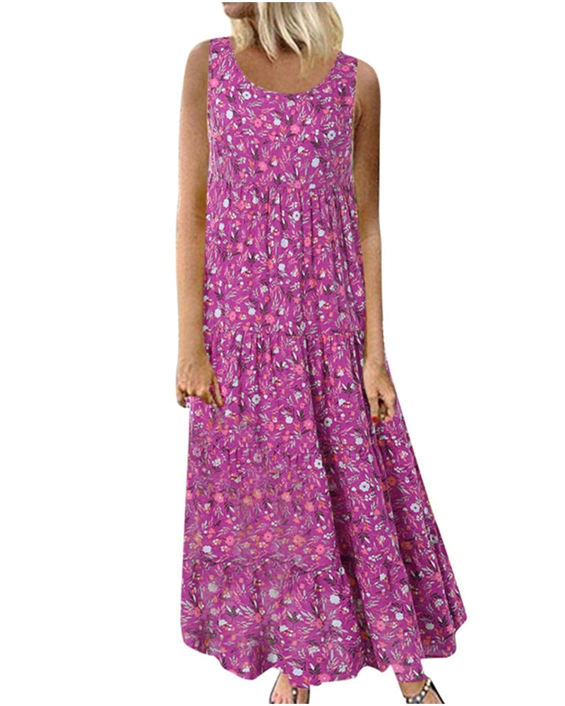 Genevieve Women’s Summer Sundress – Lightweight A-Line Beach Party Dress