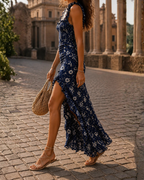 Aurora Women’s Evening Dress – Flowing Silhouette Dress with Elegant Side Slit