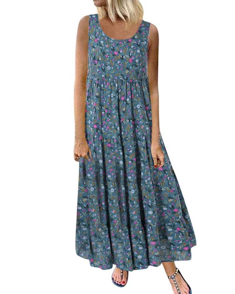 Genevieve Women’s Summer Sundress – Lightweight A-Line Beach Party Dress