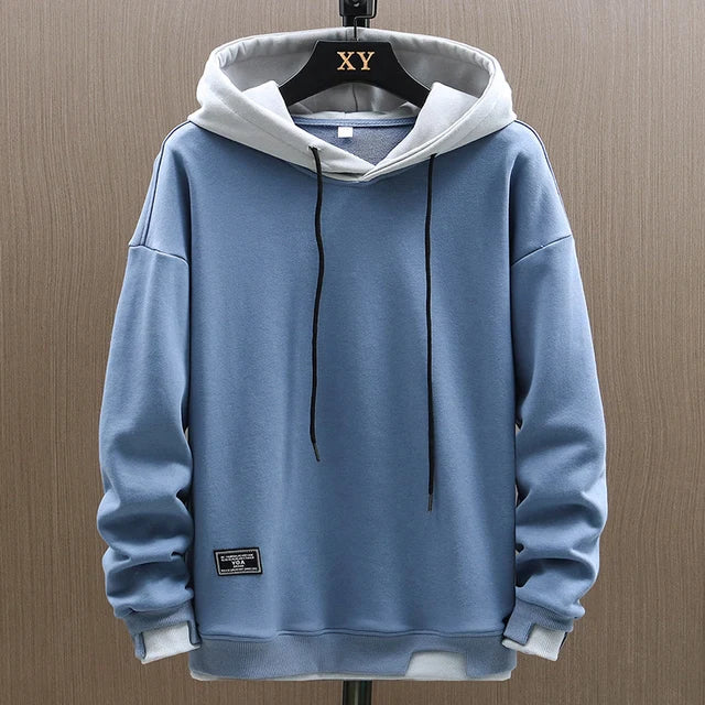 Frank Men's Hoodie – Soft Casual Pullover with Adjustable Hood & Kangaroo Pocket