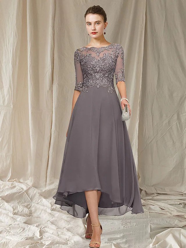 Havana Women's Lace Maxi Dress – Elegant Formal Wedding Event Gown