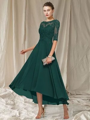 Havana Women's Lace Maxi Dress – Elegant Formal Wedding Event Gown