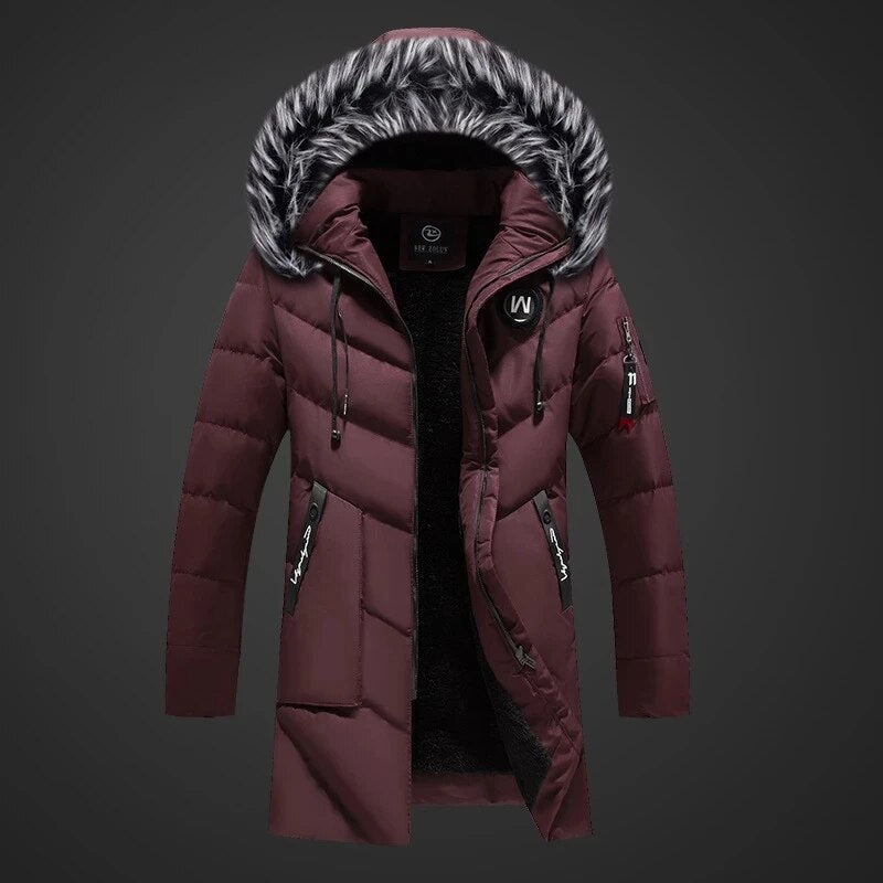 Ryan Men’s Winter Coat – Waterproof Hooded Puffer Jacket with Thermal Insulation