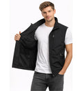 Logan Men’s Outdoor Vest – Zip Bodywarmer with Stand Collar & 4 Pockets