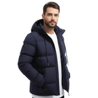 Olie Men's Hooded Winter Parka – Waterproof Windproof Puffer Jacket