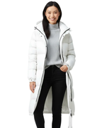 Zahra Women’s Long Winter Coat – Quilted Hooded Jacket with Warm Insulated Design