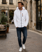 Jaron Men's Cotton Hoodie – Soft Breathable Modern Casual Sweatshirt