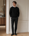 Jasper Men's Cashmere Sweater – Regular Fit Warm Knit Pullover for Fall and Winter