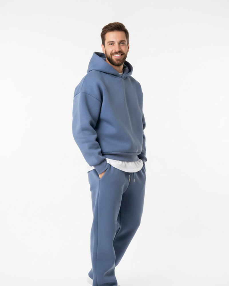 Kai Men's Jogging Set – Hoodie & Drawstring Sweatpants Casual Tracksuit