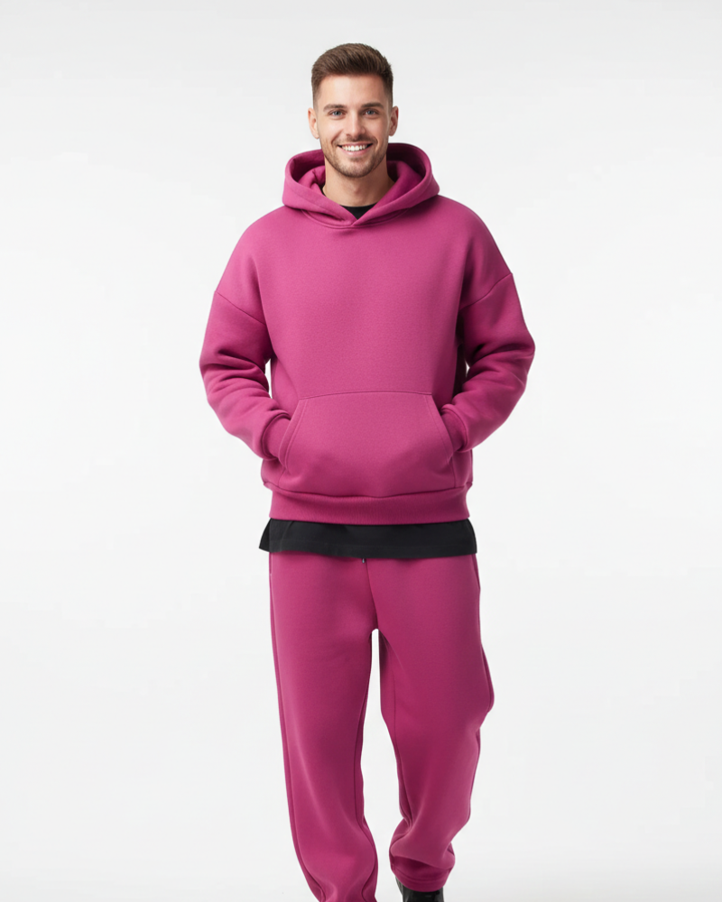Kai Men's Jogging Set – Hoodie & Drawstring Sweatpants Casual Tracksuit