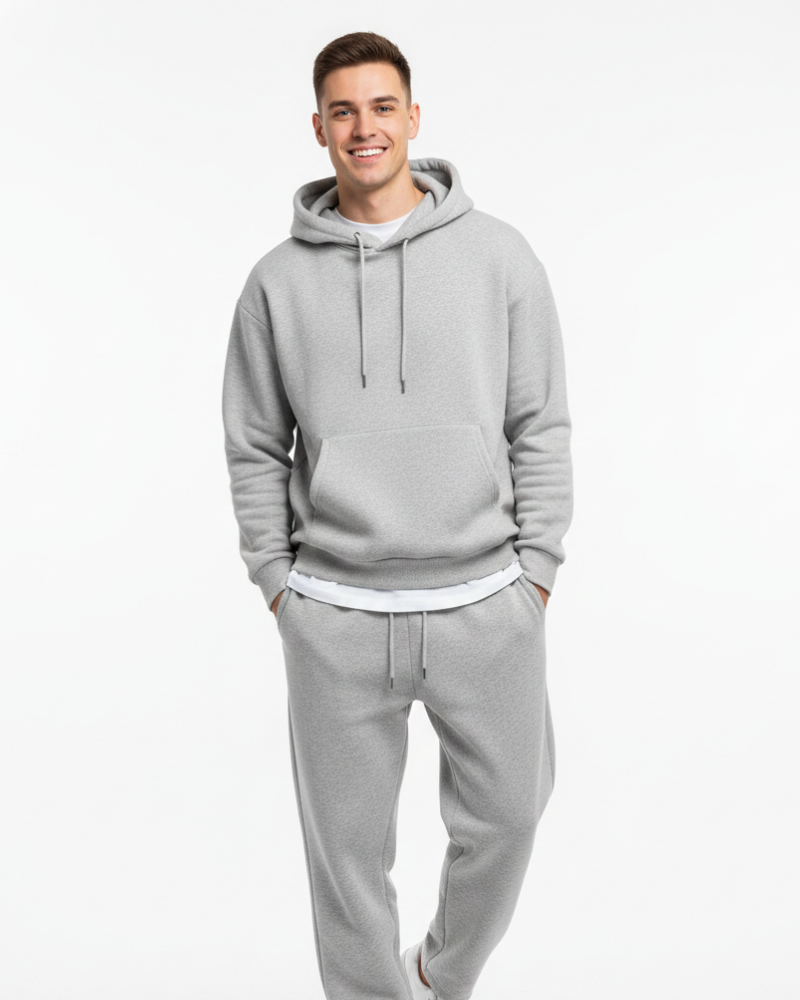 Kai Men's Jogging Set – Hoodie & Drawstring Sweatpants Casual Tracksuit
