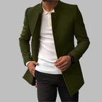 Alain Men’s Wool Coat – Elegant Tailored Winter Overcoat with Classic Modern Fit