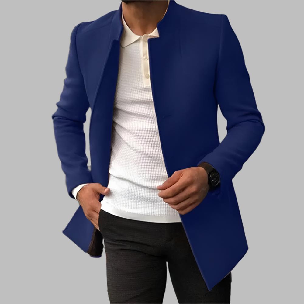 Alain Men’s Wool Coat – Elegant Tailored Winter Overcoat with Classic Modern Fit