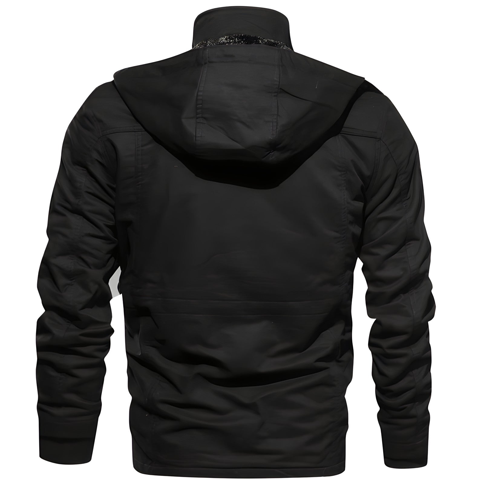 Logan Men’s Military Jacket – Waterproof Fleece-Lined Coat with Adjustable Fit