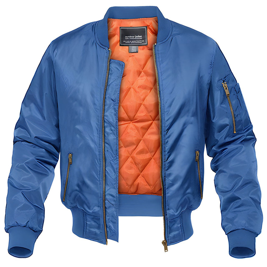 Marius Men's Aviator Jacket – Classic Pilot Style Warm Casual Bomber Coat
