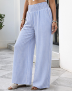 Madison Women’s Wide Leg Pants – Soft Casual Work Trousers with Pockets