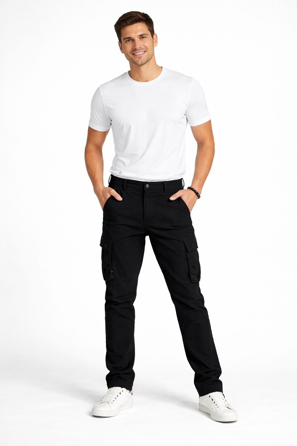 Mason Men’s Cargo Pants – Durable Cotton Workwear Trousers with Utility Pockets