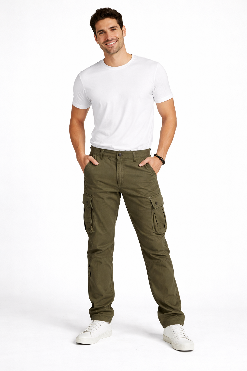 Mason Men’s Cargo Pants – Durable Cotton Workwear Trousers with Utility Pockets