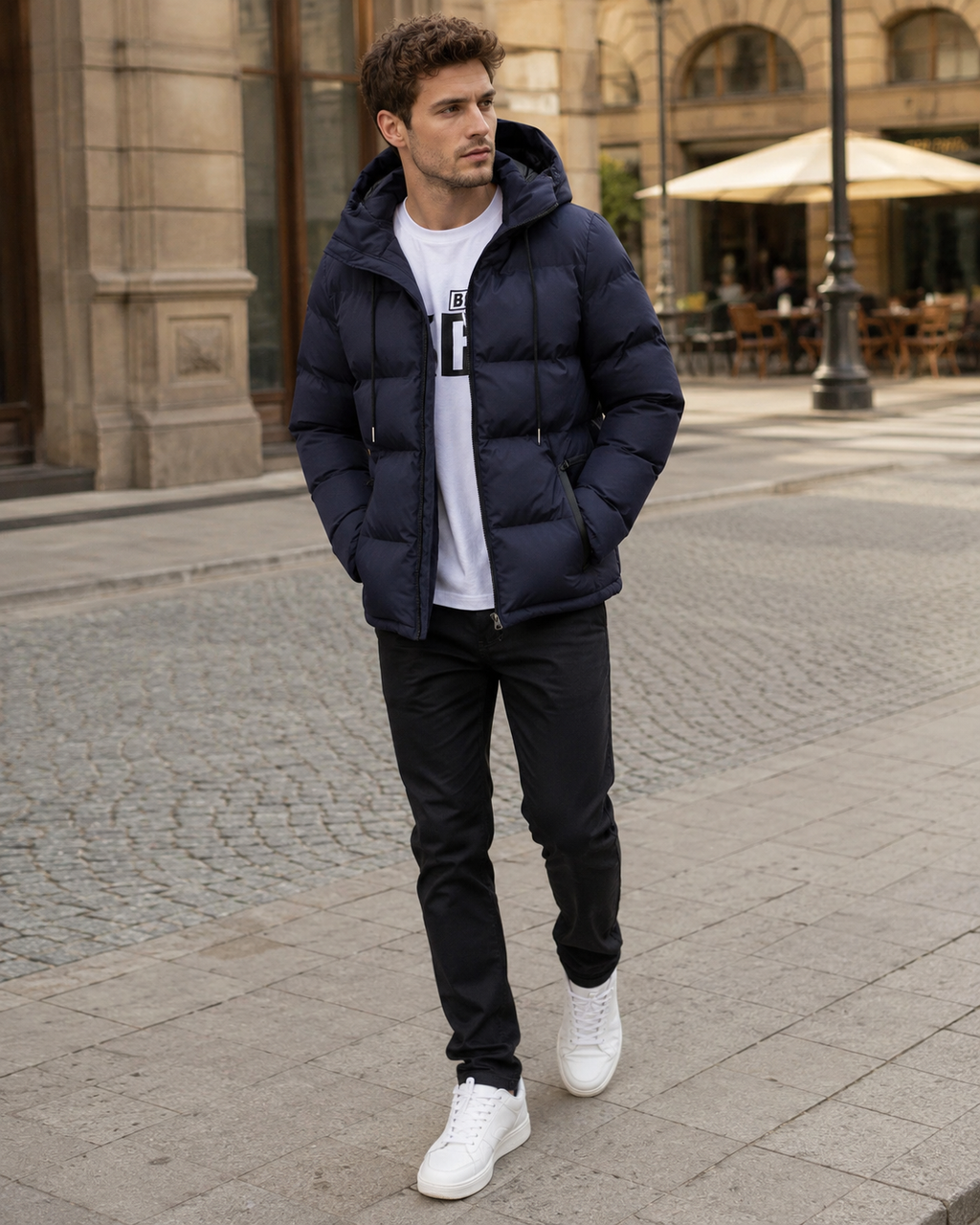 Marco Men's Winter Parka – Water-Repellent Hooded Insulated FrostDefender Coat