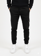Mariano Men's Cargo Pants – Slim Fit Elastic Waist Urban Casual Trousers