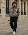 Marlon Men's Camo Hoodie – Adjustable Hood Kangaroo Pocket Casual Sweatshirt