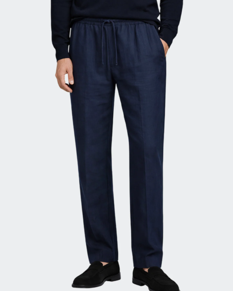 Oliver Men’s Linen Pants – Relaxed Fit Casual Summer Trousers