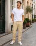 Mason Men’s Cargo Pants – Durable Cotton Workwear Trousers with Utility Pockets
