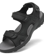 Carter Men's Hiking Sandals – Leather Outdoor Sandals with Adjustable Straps
