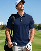 Logan Men's Performance Polo Shirt – Quick-Dry Golf Polo for Work and Travel