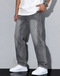 Caleb Men's Baggy Jeans – Loose Fit Denim Pants with Pockets for Streetwear Style