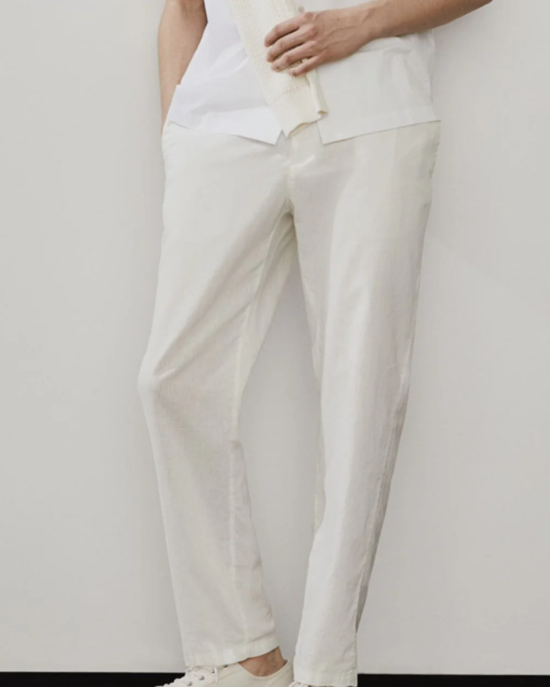 Ethan Men’s Relaxed Trousers – Tapered Fit Casual Pants with Elastic Waistband