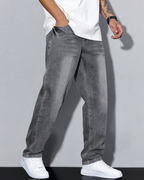 Caleb Men's Baggy Jeans – Loose Fit Denim Pants with Pockets for Streetwear Style