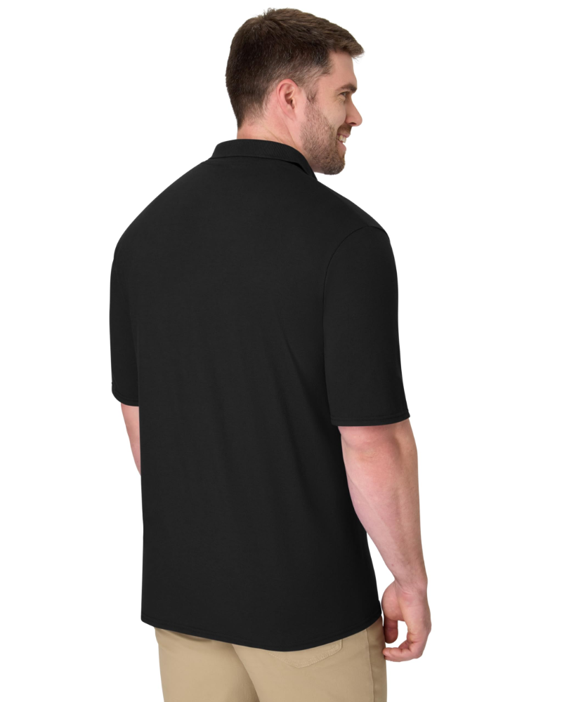 Caleb Men’s Polo Shirt – Cooling Piqué Fabric, Short Sleeves & Odor Control