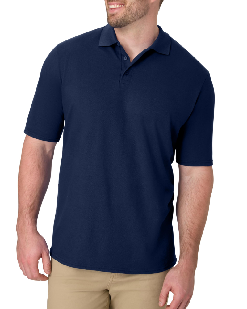Caleb Men’s Polo Shirt – Cooling Piqué Fabric, Short Sleeves & Odor Control