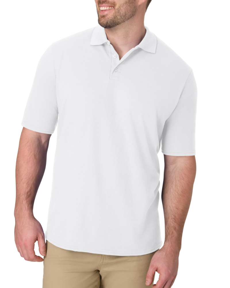 Caleb Men’s Polo Shirt – Cooling Piqué Fabric, Short Sleeves & Odor Control