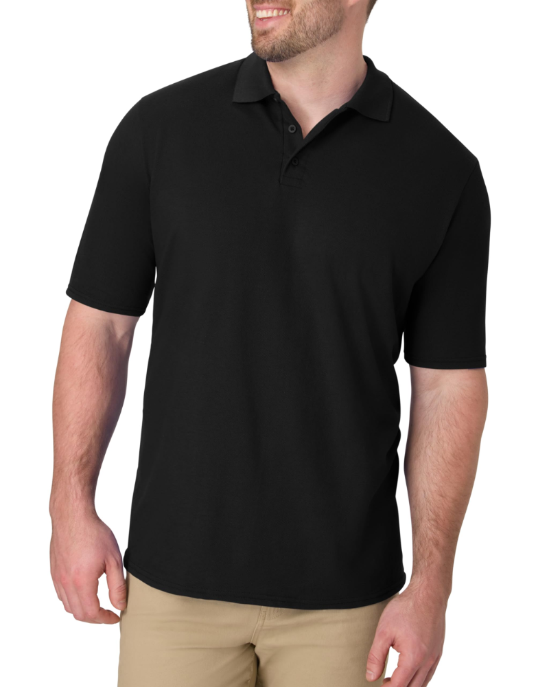 Caleb Men’s Polo Shirt – Cooling Piqué Fabric, Short Sleeves & Odor Control
