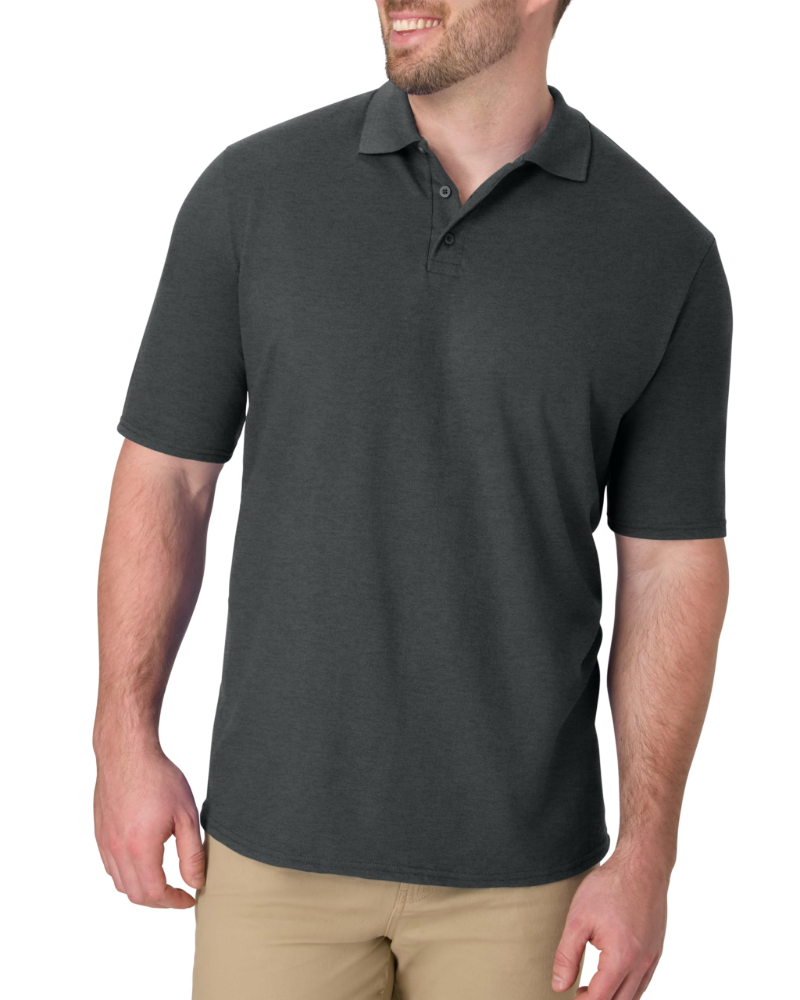 Caleb Men’s Polo Shirt – Cooling Piqué Fabric, Short Sleeves & Odor Control