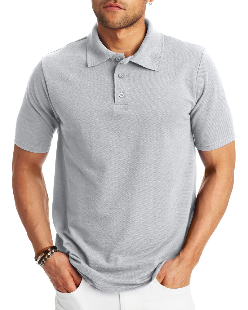 Caleb Men’s Polo Shirt – Cooling Piqué Fabric, Short Sleeves & Odor Control