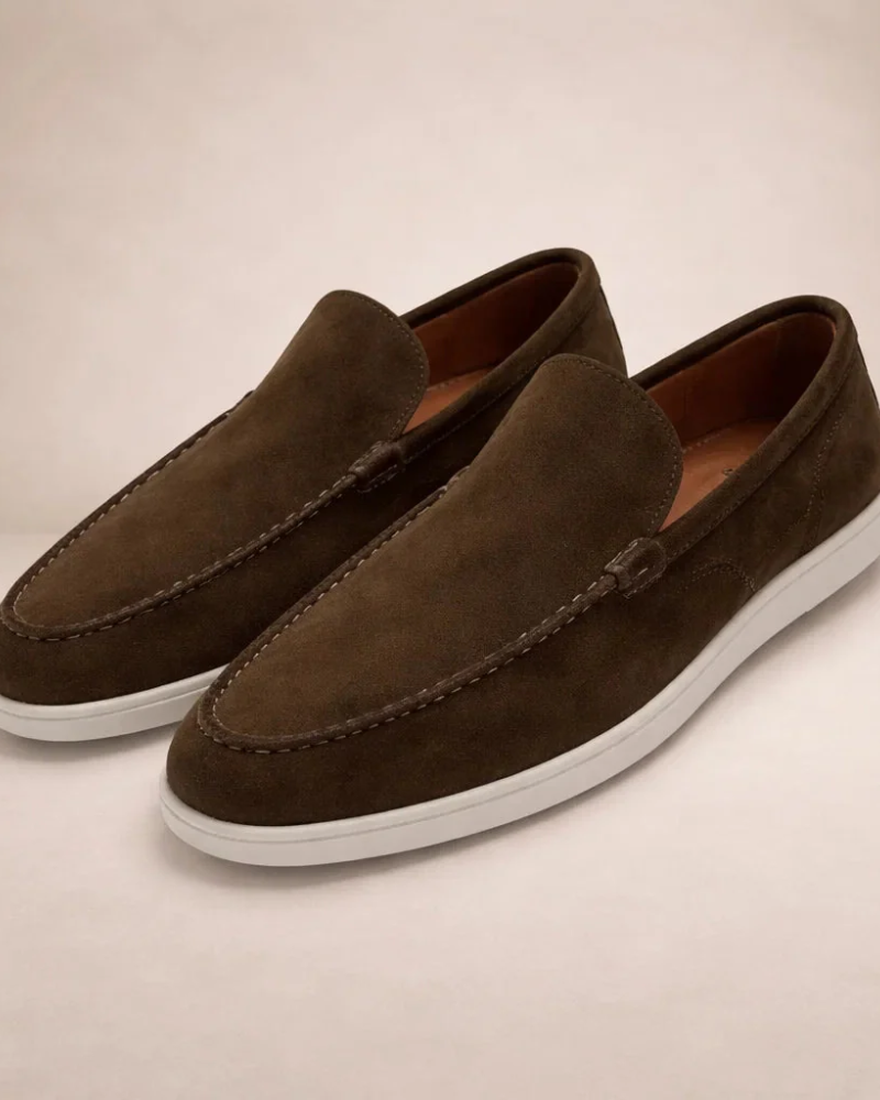 Alexander Men's Loafers – Casual Slip On Shoes with Classic Stitching for Everyday Wear