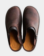 Ethan Men's Leather Slides – Comfortable Slip-On Sandals with Non-Slip Sole