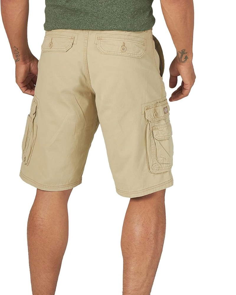 Tristan Men’s Belted Cargo Shorts – Loose Fit, 9 Pockets & Durable Cotton Twill
