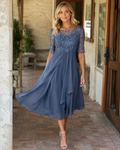 Melisande Women's Chiffon Maxi Dress – Lightweight Elegant Evening Occasion Dress